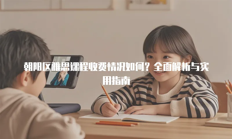 朝阳区雅思课程收费情况如何？全面解析与实用指南