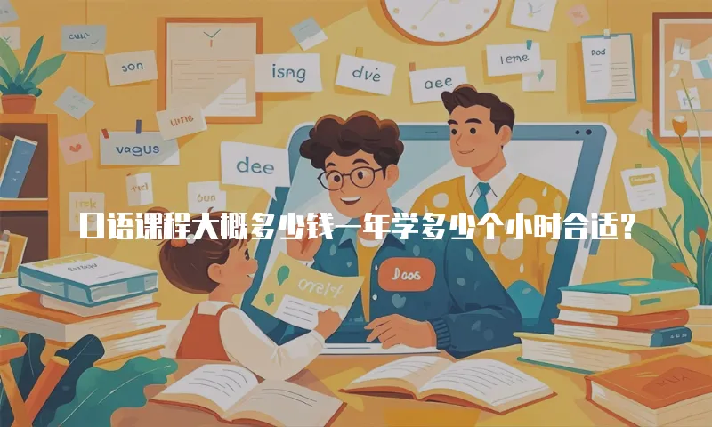 口语课程大概多少钱一年学多少个小时合适？