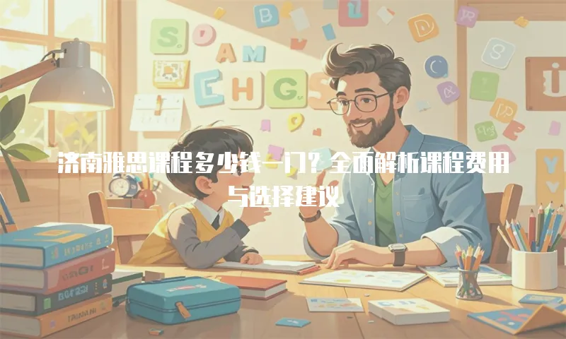 济南雅思课程多少钱一门？全面解析课程费用与选择建议