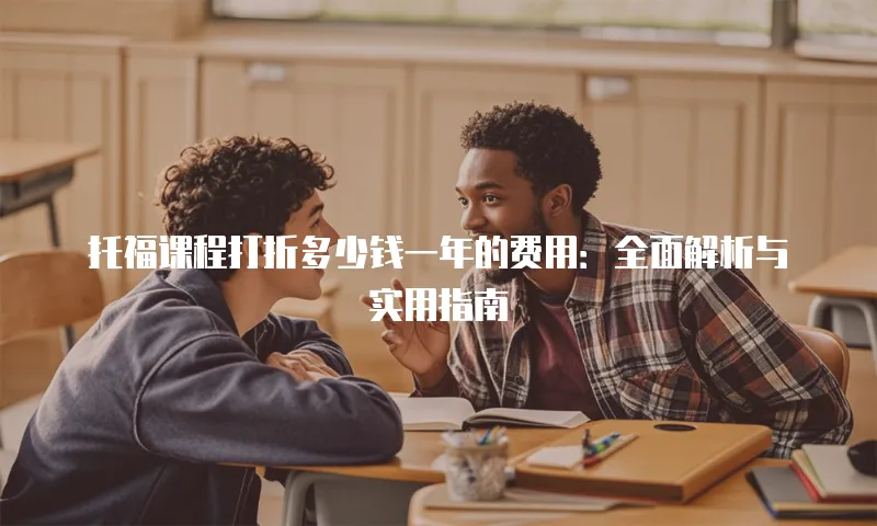 托福课程打折多少钱一年的费用：全面解析与实用指南