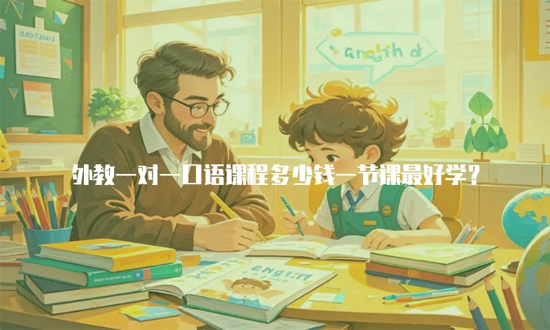 外教一对一口语课程多少钱一节课最好学？