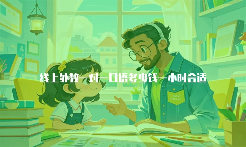 线上外教一对一口语多少钱一小时合适
