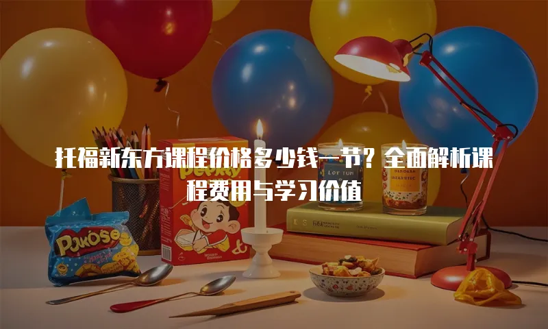 托福新东方课程价格多少钱一节？全面解析课程费用与学习价值
