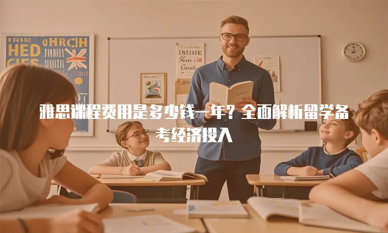 雅思课程费用是多少钱一年？全面解析留学备考经济投入