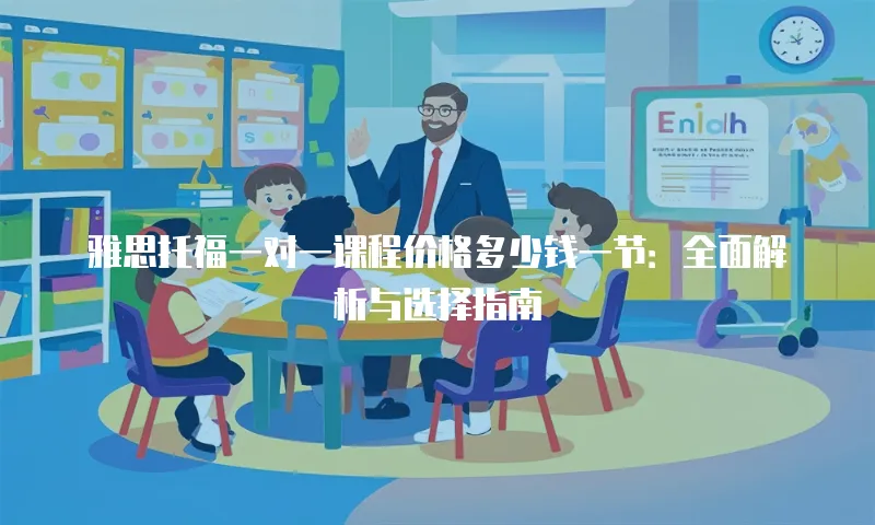 雅思托福一对一课程价格多少钱一节：全面解析与选择指南