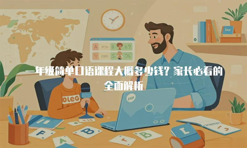 一年级简单口语课程大概多少钱？家长必看的全面解析