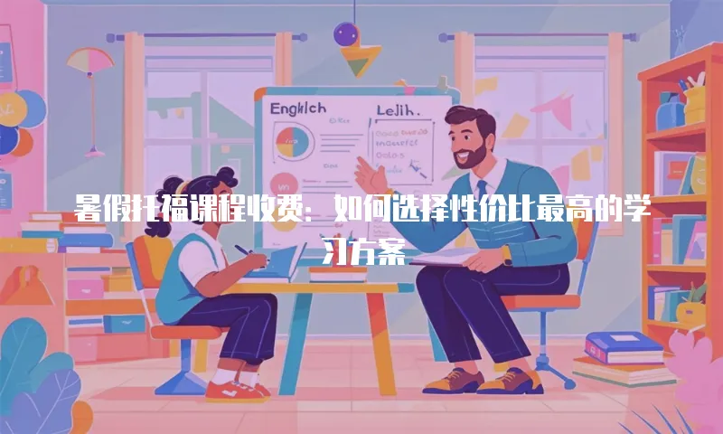 暑假托福课程收费：如何选择性价比最高的学习方案