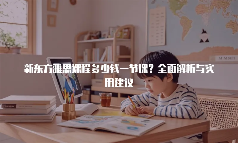 新东方雅思课程多少钱一节课？全面解析与实用建议