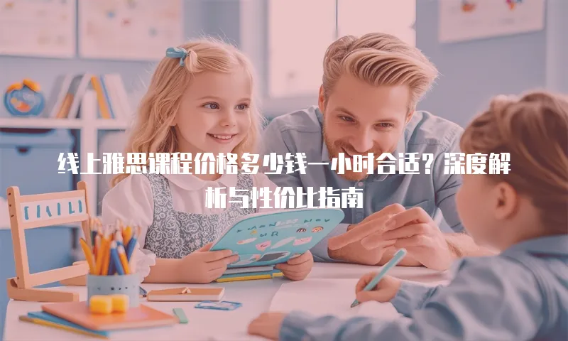 线上雅思课程价格多少钱一小时合适？深度解析与性价比指南
