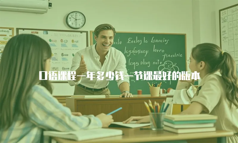 口语课程一年多少钱一节课最好的版本