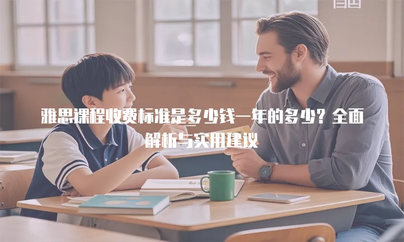 雅思课程收费标准是多少钱一年的多少？全面解析与实用建议