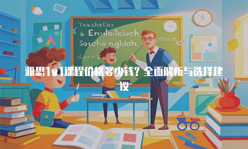 雅思1v1课程价格多少钱？全面解析与选择建议