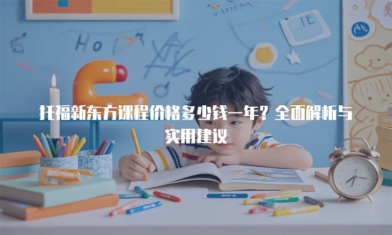 托福新东方课程价格多少钱一年？全面解析与实用建议
