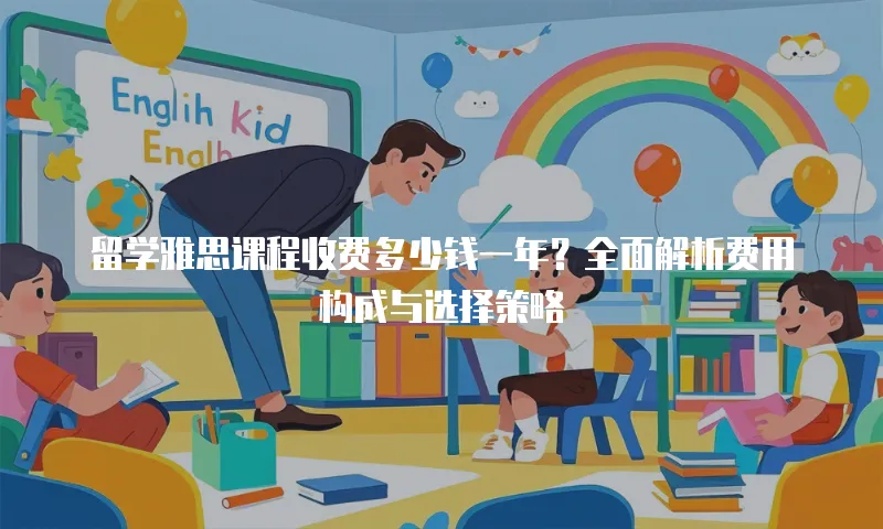 留学雅思课程收费多少钱一年？全面解析费用构成与选择策略