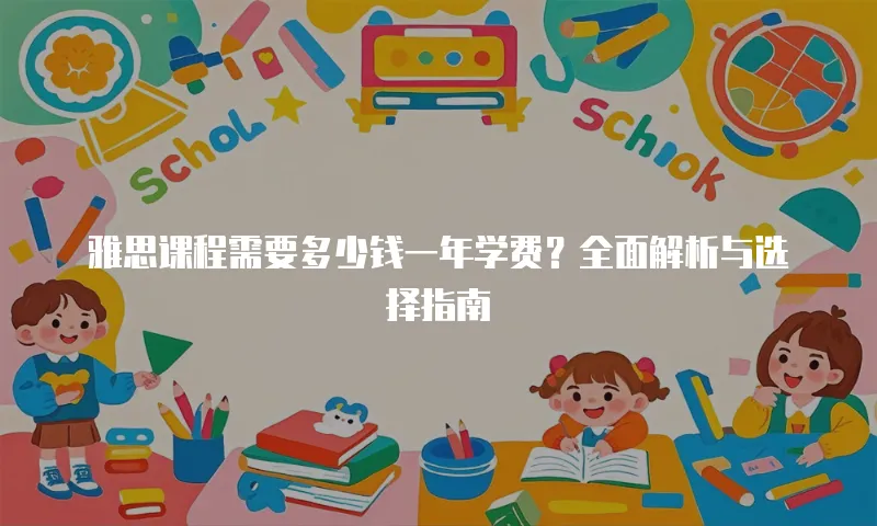 雅思课程需要多少钱一年学费？全面解析与选择指南