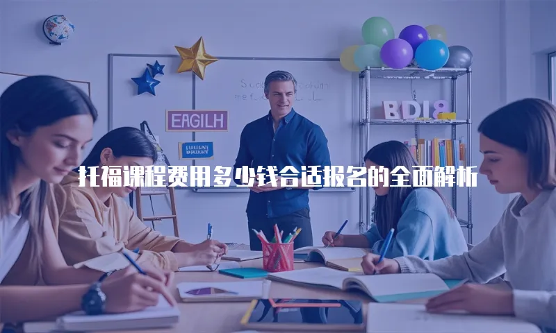 托福课程费用多少钱合适报名的全面解析