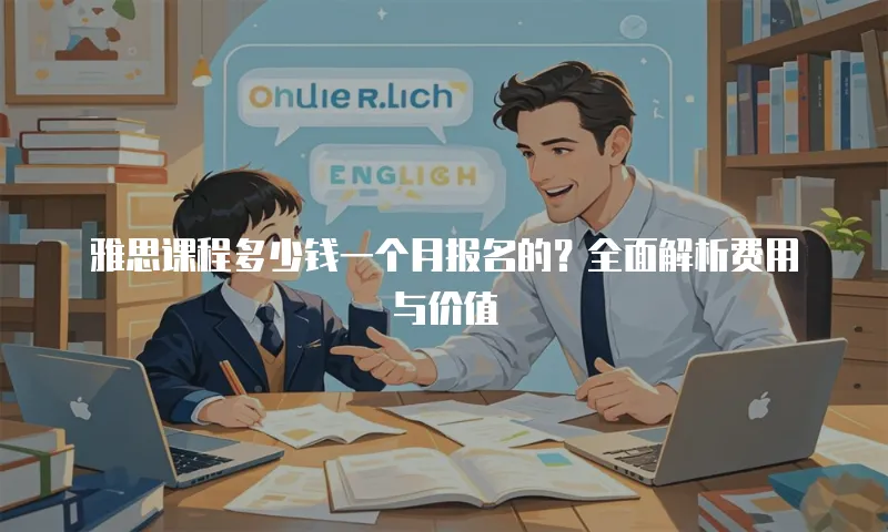 雅思课程多少钱一个月报名的？全面解析费用与价值