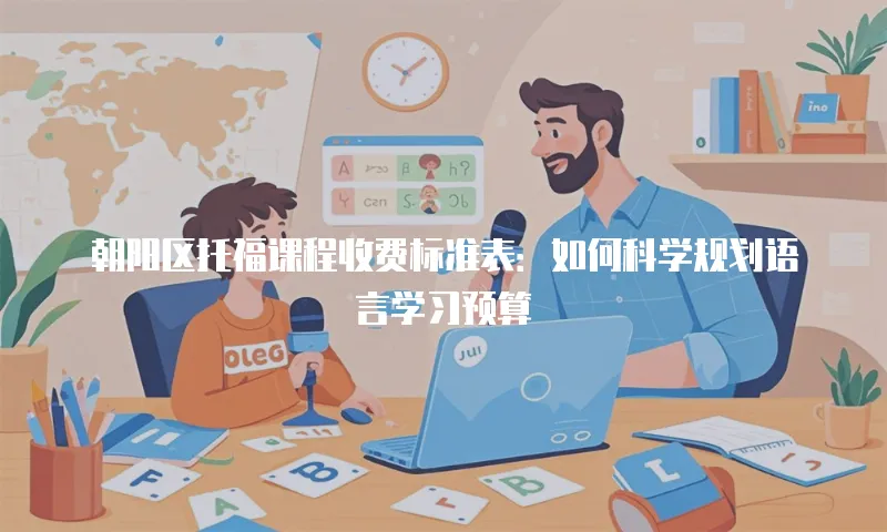 朝阳区托福课程收费标准表：如何科学规划语言学习预算