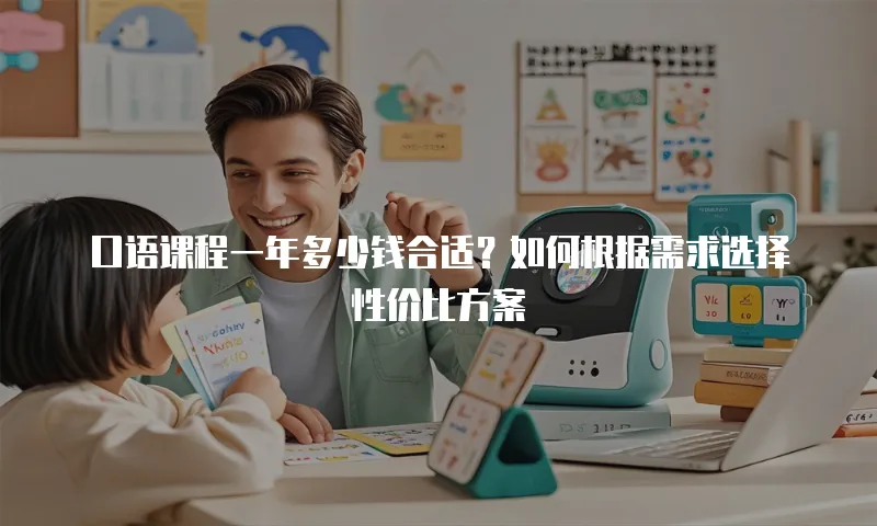 口语课程一年多少钱合适？如何根据需求选择性价比方案