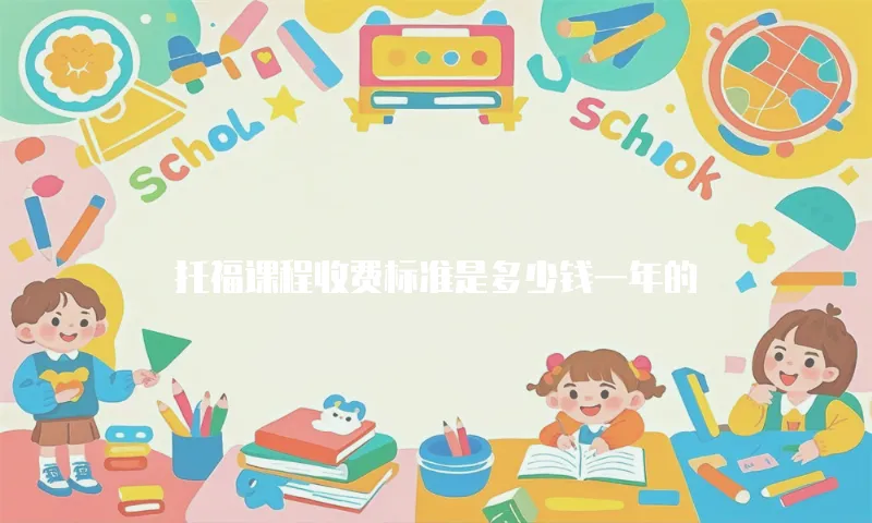 托福课程收费标准是多少钱一年的