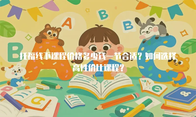 托福线下课程价格多少钱一节合适？如何选择高性价比课程？