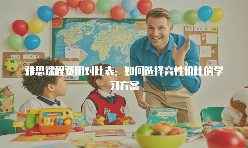 雅思课程费用对比表：如何选择高性价比的学习方案