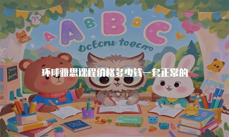 环球雅思课程价格多少钱一套正常的