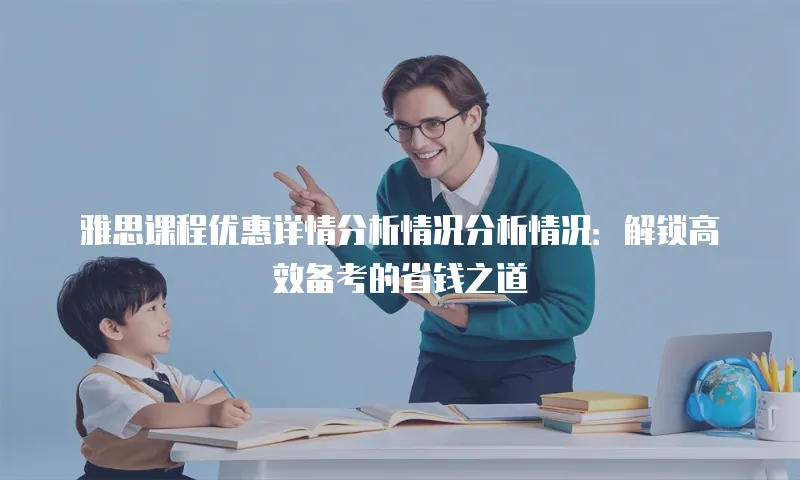 雅思课程优惠详情分析情况分析情况：解锁高效备考的省钱之道