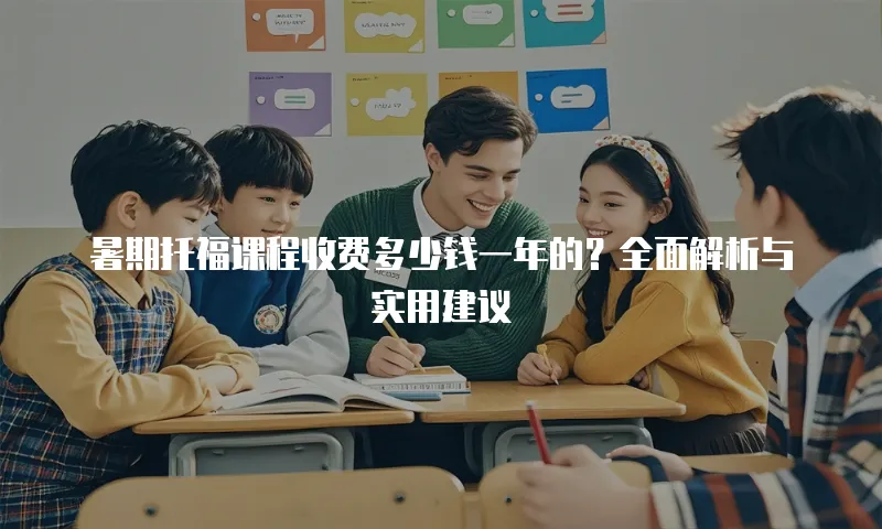 暑期托福课程收费多少钱一年的？全面解析与实用建议
