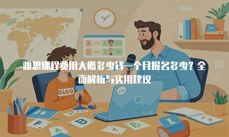 雅思课程费用大概多少钱一个月报名多少？全面解析与实用建议