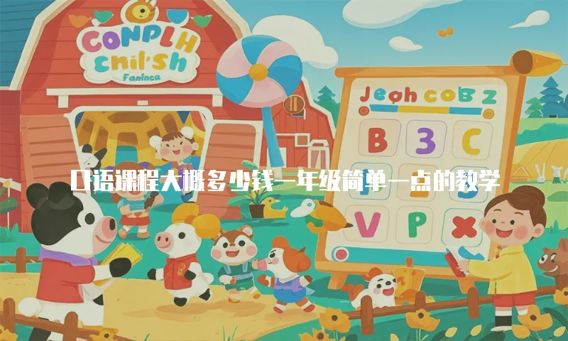 口语课程大概多少钱一年级简单一点的教学