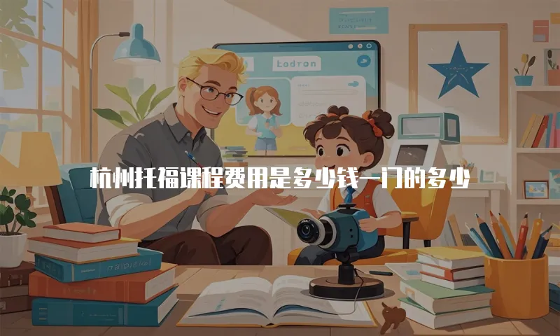 杭州托福课程费用是多少钱一门的多少