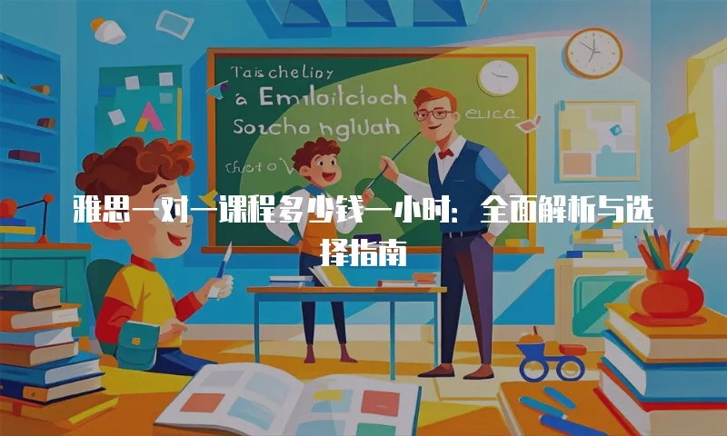 雅思一对一课程多少钱一小时：全面解析与选择指南
