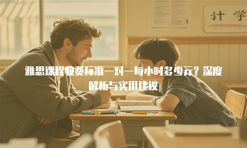雅思课程收费标准一对一每小时多少元？深度解析与实用建议