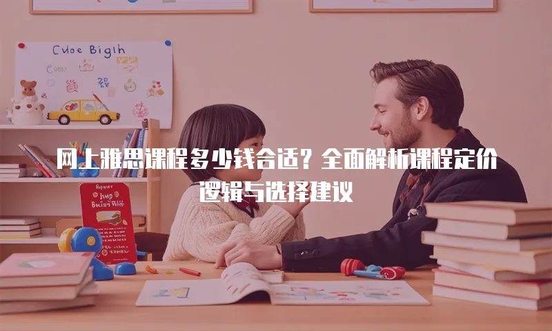 网上雅思课程多少钱合适？全面解析课程定价逻辑与选择建议