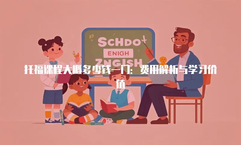 托福课程大概多少钱一门：费用解析与学习价值