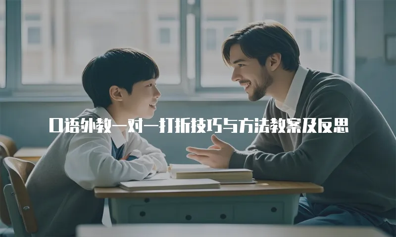 口语外教一对一打折技巧与方法教案及反思
