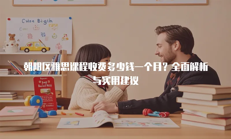 朝阳区雅思课程收费多少钱一个月？全面解析与实用建议