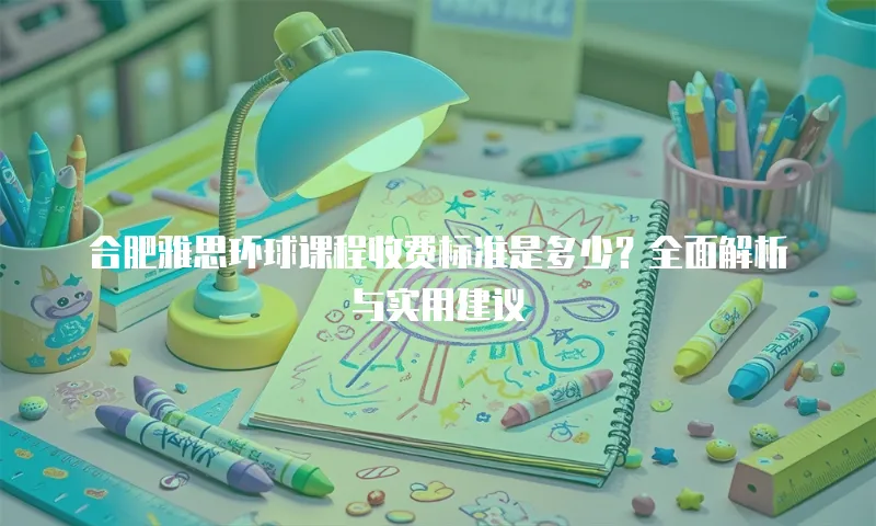 合肥雅思环球课程收费标准是多少？全面解析与实用建议