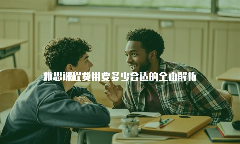 雅思课程费用要多少合适的全面解析