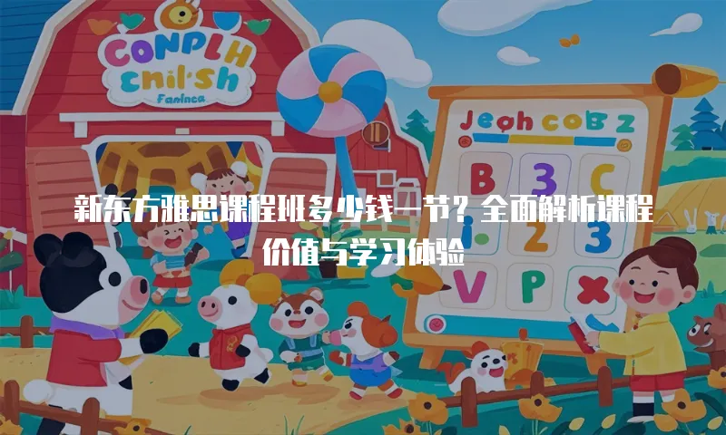 新东方雅思课程班多少钱一节？全面解析课程价值与学习体验