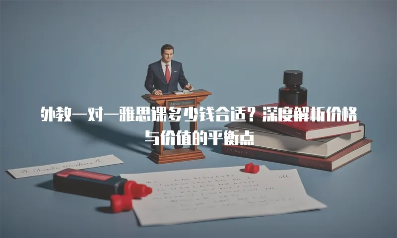 外教一对一雅思课多少钱合适？深度解析价格与价值的平衡点