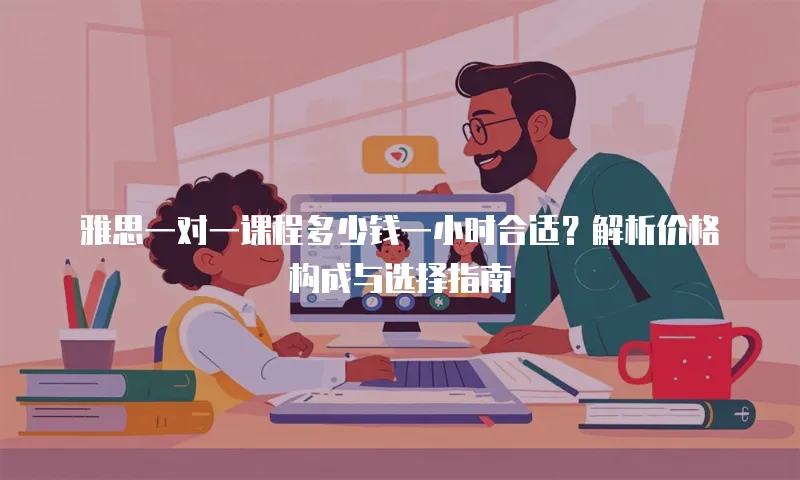 雅思一对一课程多少钱一小时合适？解析价格构成与选择指南