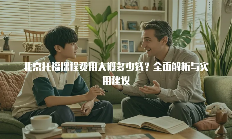 北京托福课程费用大概多少钱？全面解析与实用建议