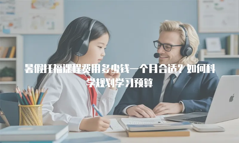 暑假托福课程费用多少钱一个月合适？如何科学规划学习预算