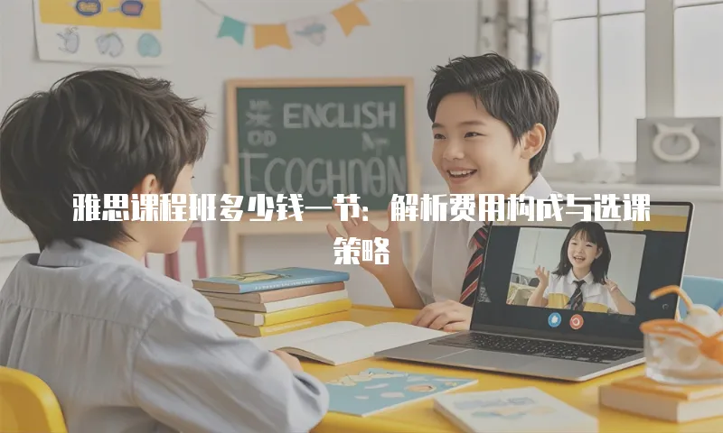 雅思课程班多少钱一节：解析费用构成与选课策略