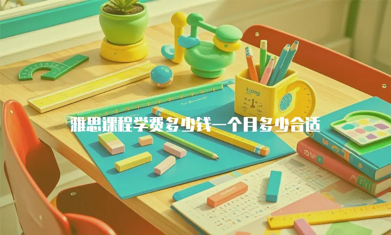 雅思课程学费多少钱一个月多少合适