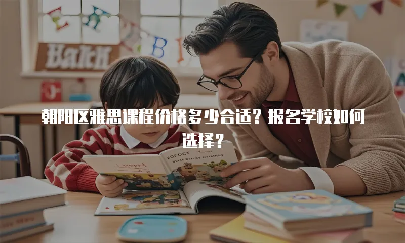 朝阳区雅思课程价格多少合适？报名学校如何选择？