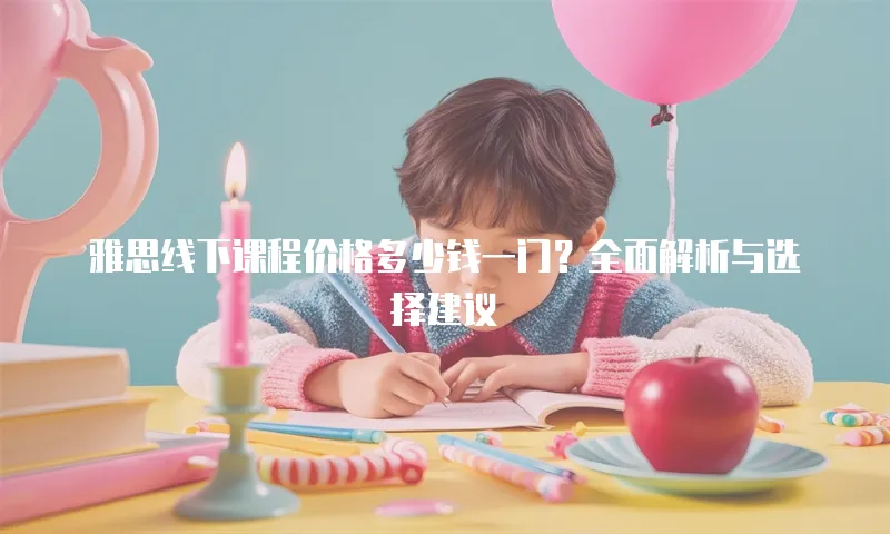 雅思线下课程价格多少钱一门？全面解析与选择建议