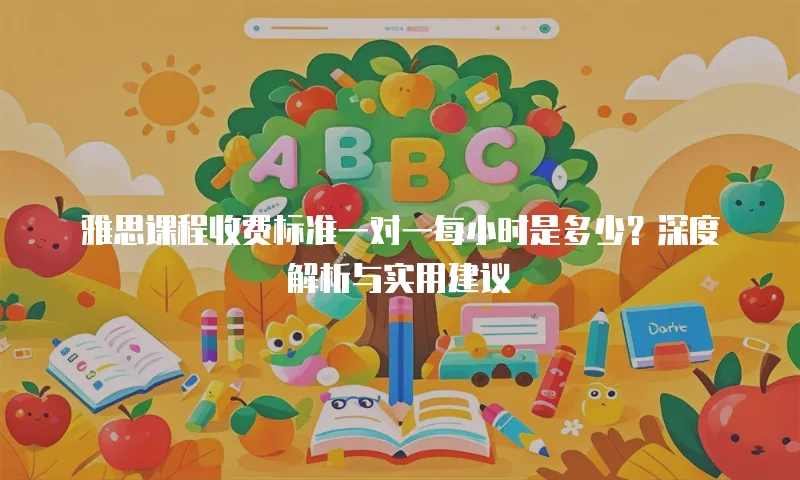 雅思课程收费标准一对一每小时是多少？深度解析与实用建议